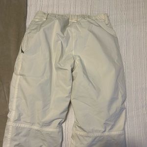 Northface Hyvent white snow pants